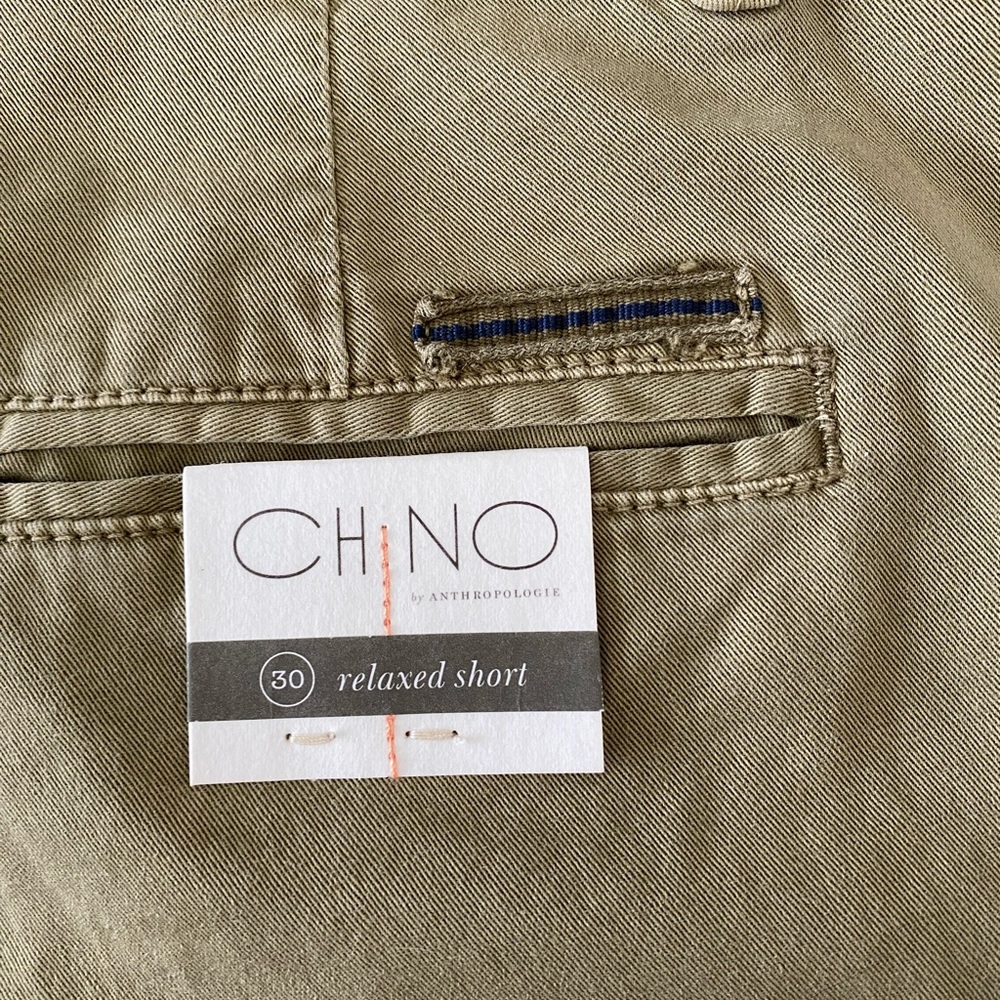 Anthropologie Chino 30 (10) Green Shorts - Picture 3 of 5